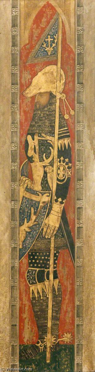 Reconstruction Of Medieval Mural Painting, Saint Eustace — Ernest William Tristram