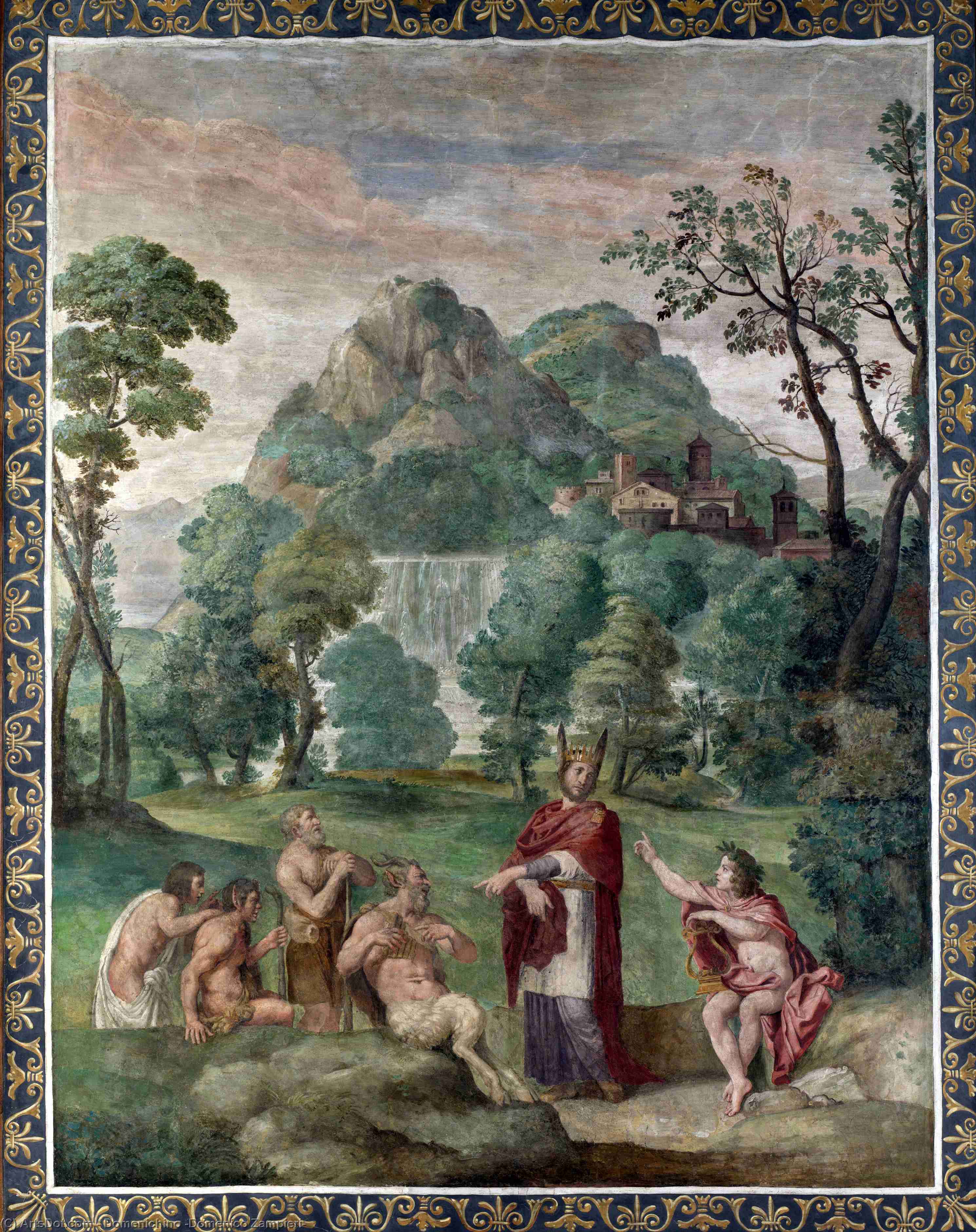 The Judgement Of Midas — Domenichino (domenico Zampieri)