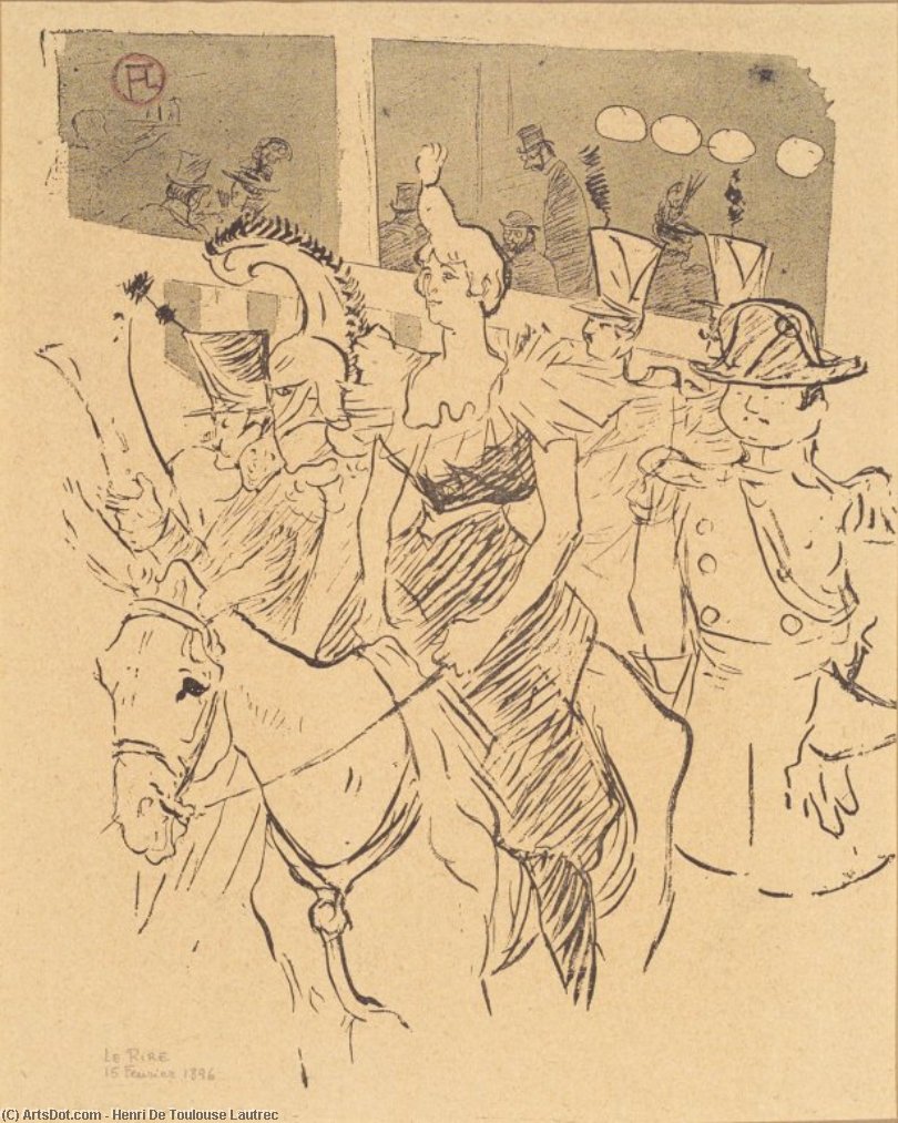 Entry Of Cha U Kao — Henri De Toulouse-lautrec