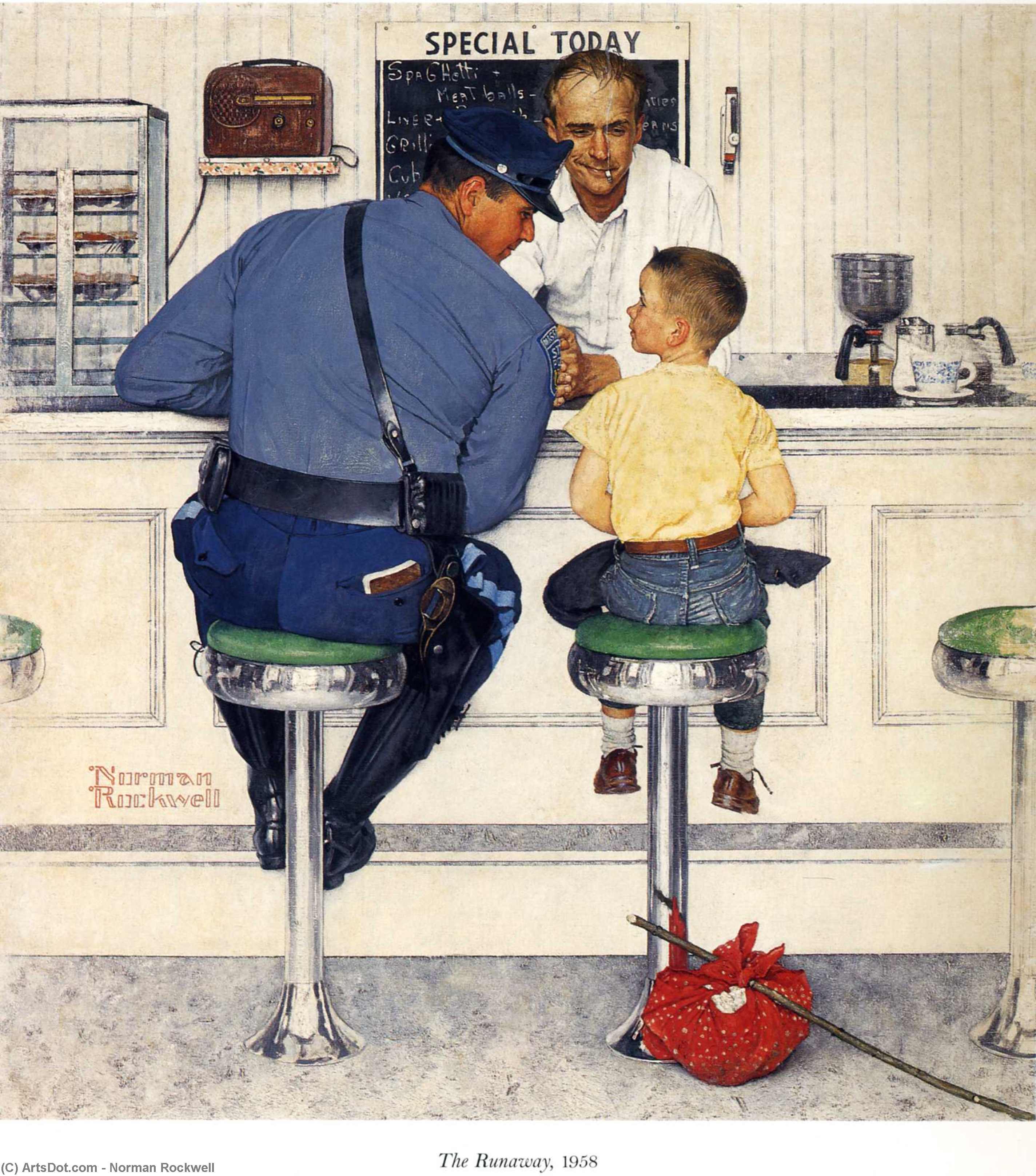The Runaway — Norman Rockwell