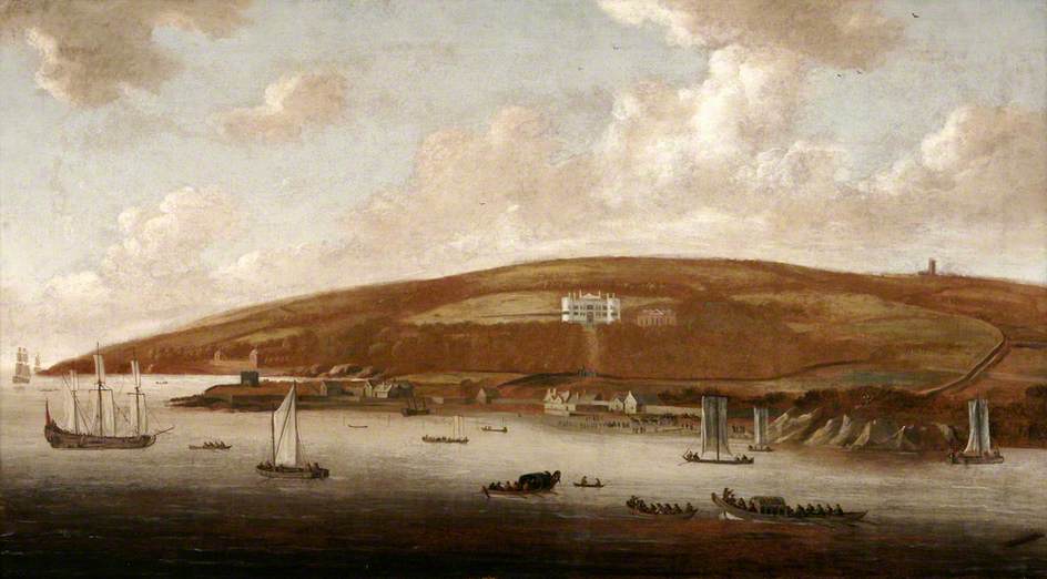 Mount Edgcumbe House And Park From Stonehouse — Gerard Van Edema