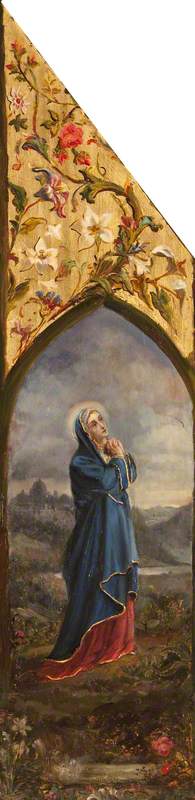 The Virgin Mary Adoring Her Son (inside Of Left Wing) — Rebecca Dulcibella Orpen