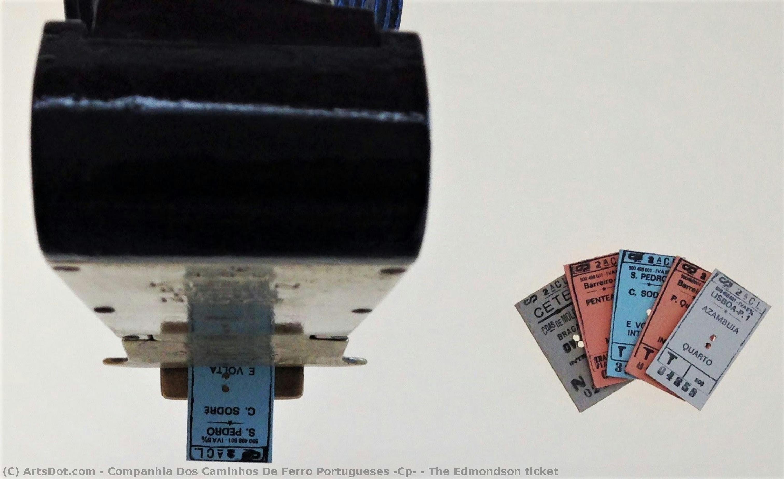 The Edmondson Ticket — Companhia Dos Caminhos De Ferro Portugueses (cp)