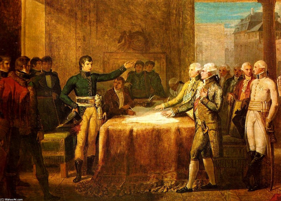Preliminaries Of The Peace Signed At Leoben — Guillaume Guillon Lethiere