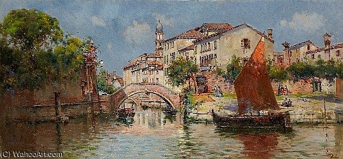 Canal View — Antonio Maria De La Concepcion Reyna Manescau