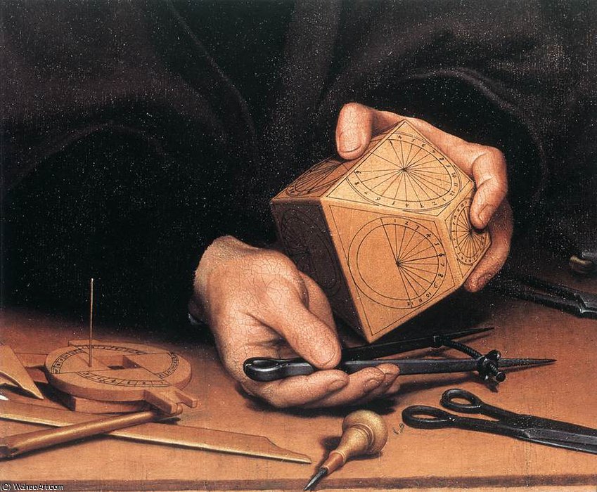 Portrait Of Nikolaus Kratzer (detail) — Hans Holbein Der Jüngere