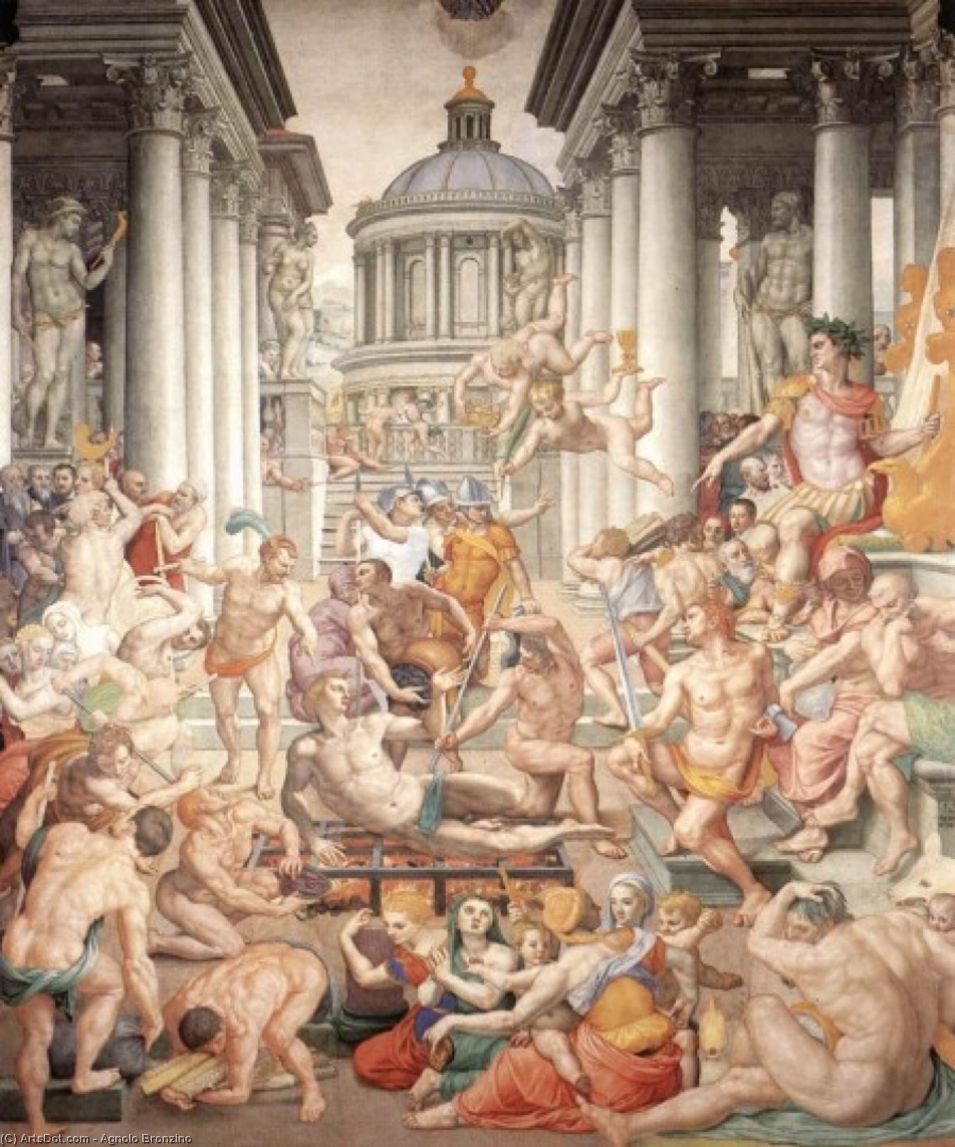 Martyrdom Of St Lawrence — Agnolo Bronzino