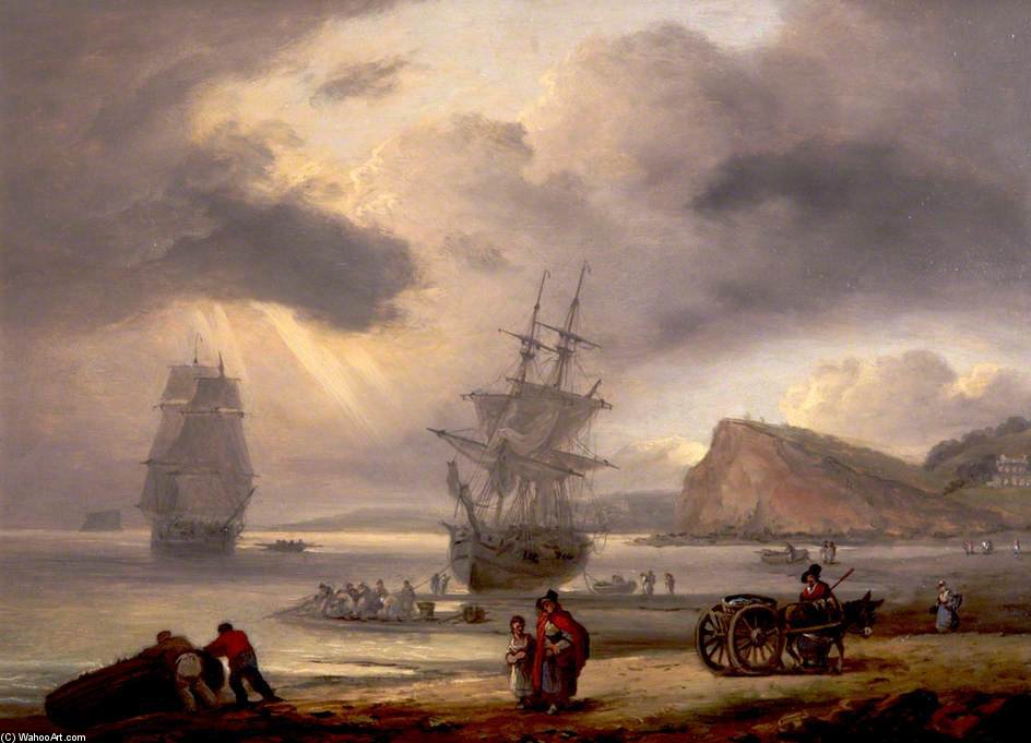 Teignmouth Beach And Ness Point, Devon — Томас Луни