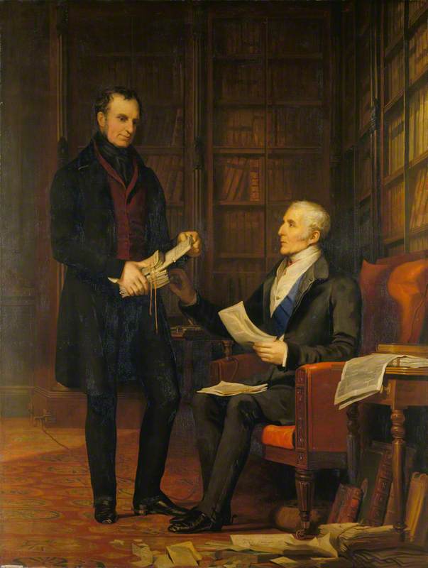 The Duke Of Wellington With Colonel Gurwood At Apsley House — Andrew Morton