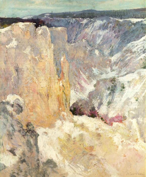 Canyon In The Yellowstone — John Henry Twachtman