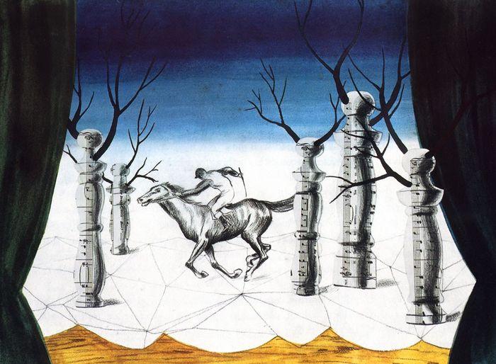 The Lost Jockey — René Magritte