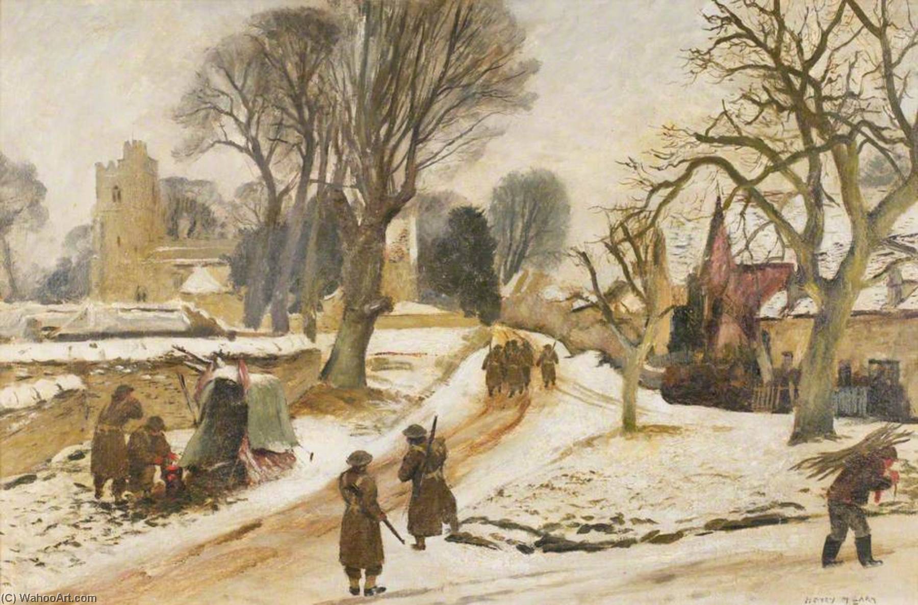 Village Of Dinton, January 1941 — Henry Marvell Carr