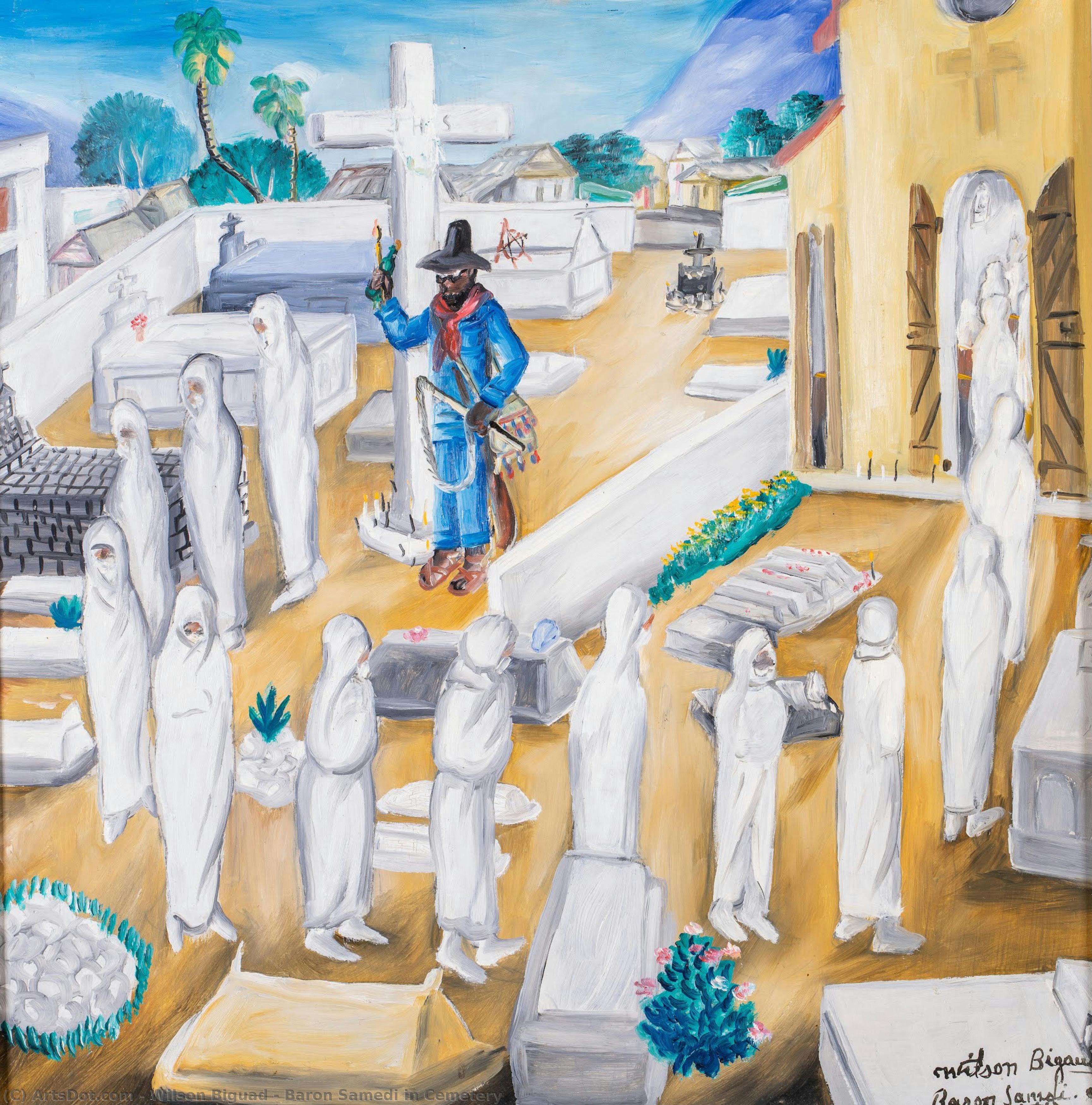 Baron Samedi In Cemetery — Wilson Biguad