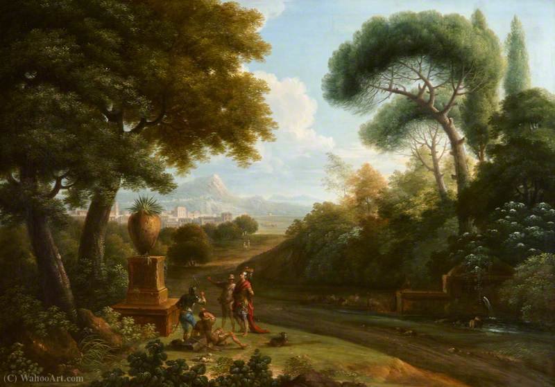 Scipio Africanus The Younger Contemplating The Tomb Of Scipio Africanus The Elder — Jan Frans Van Bloemen