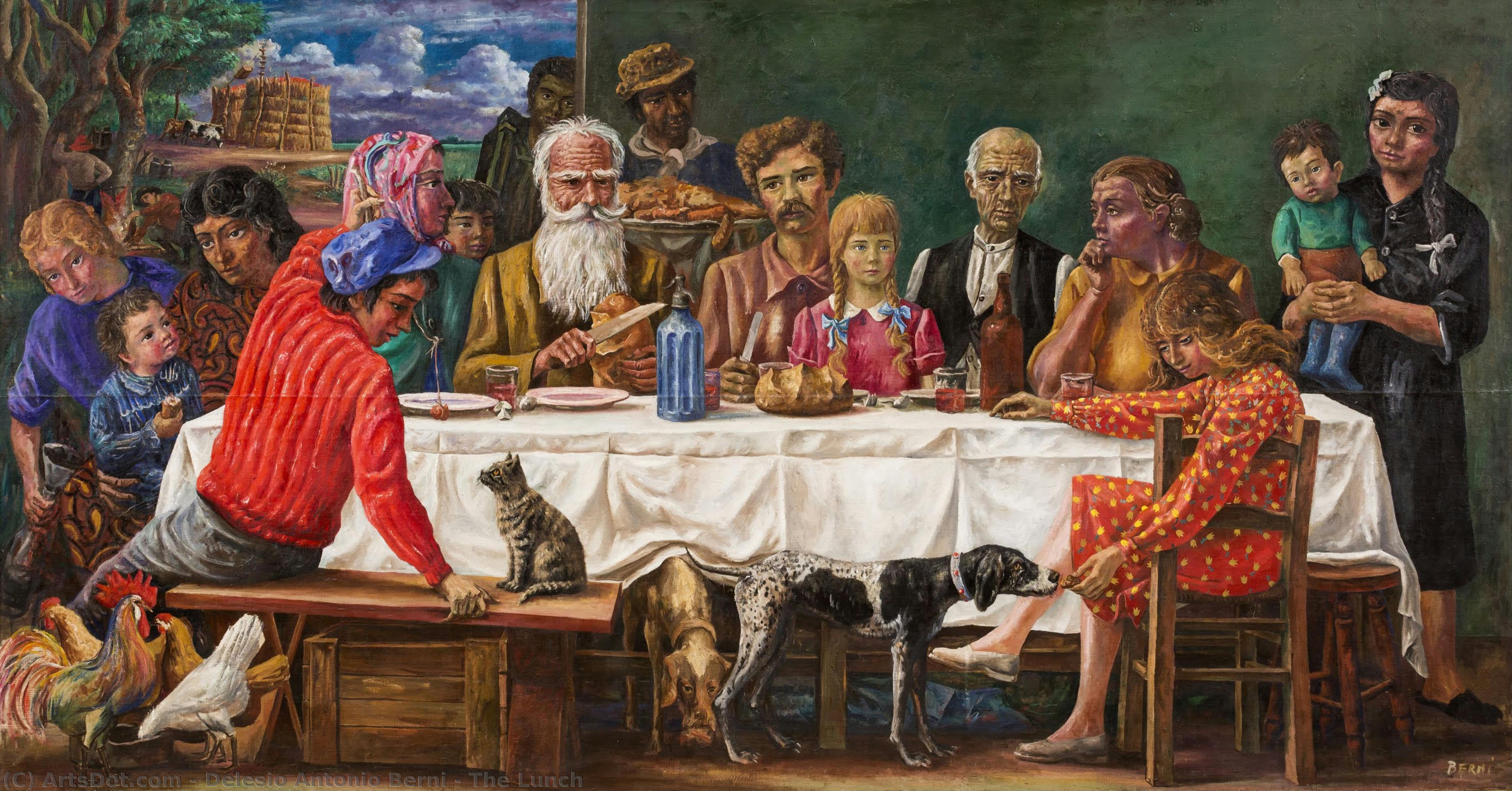 The Lunch — Delesio Antonio Berni
