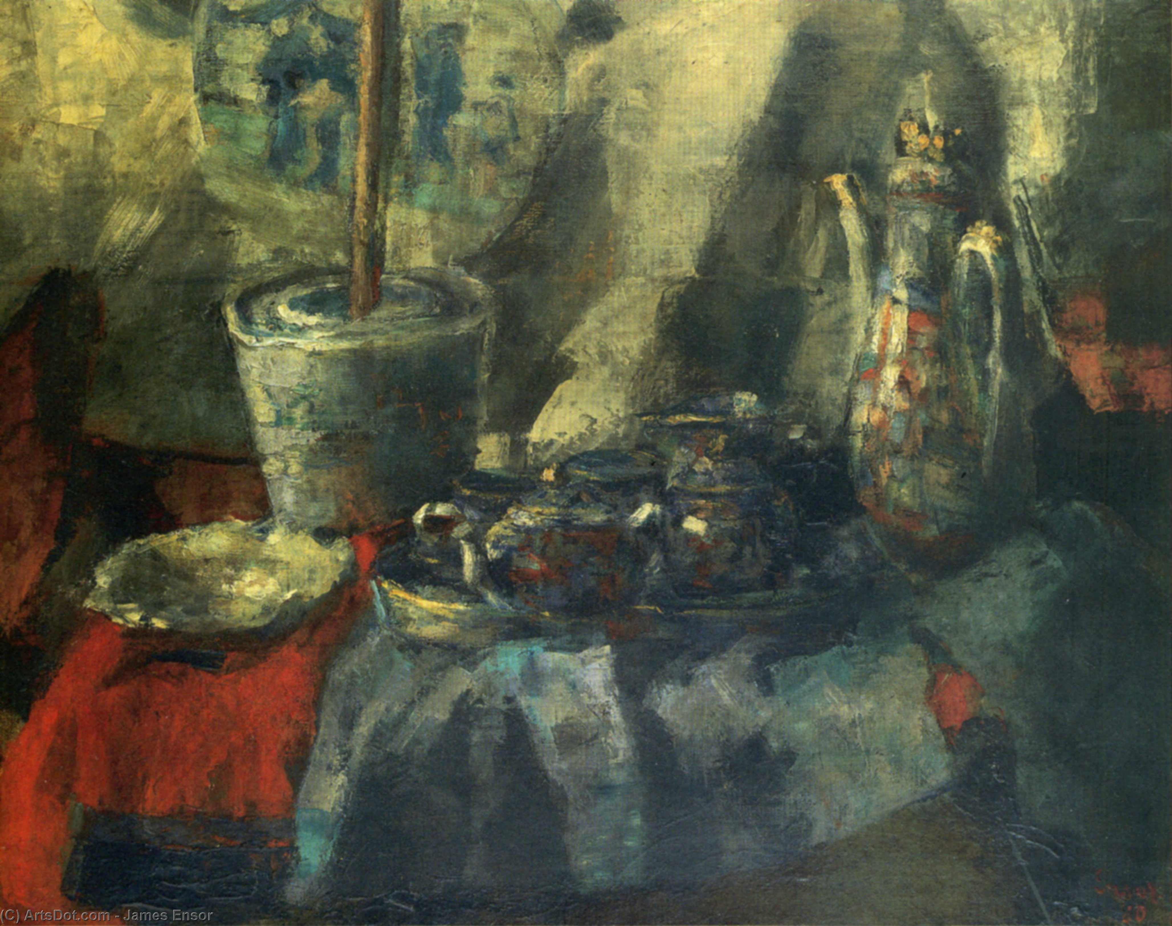 Petites Chinoiseries Bleues — Энсор