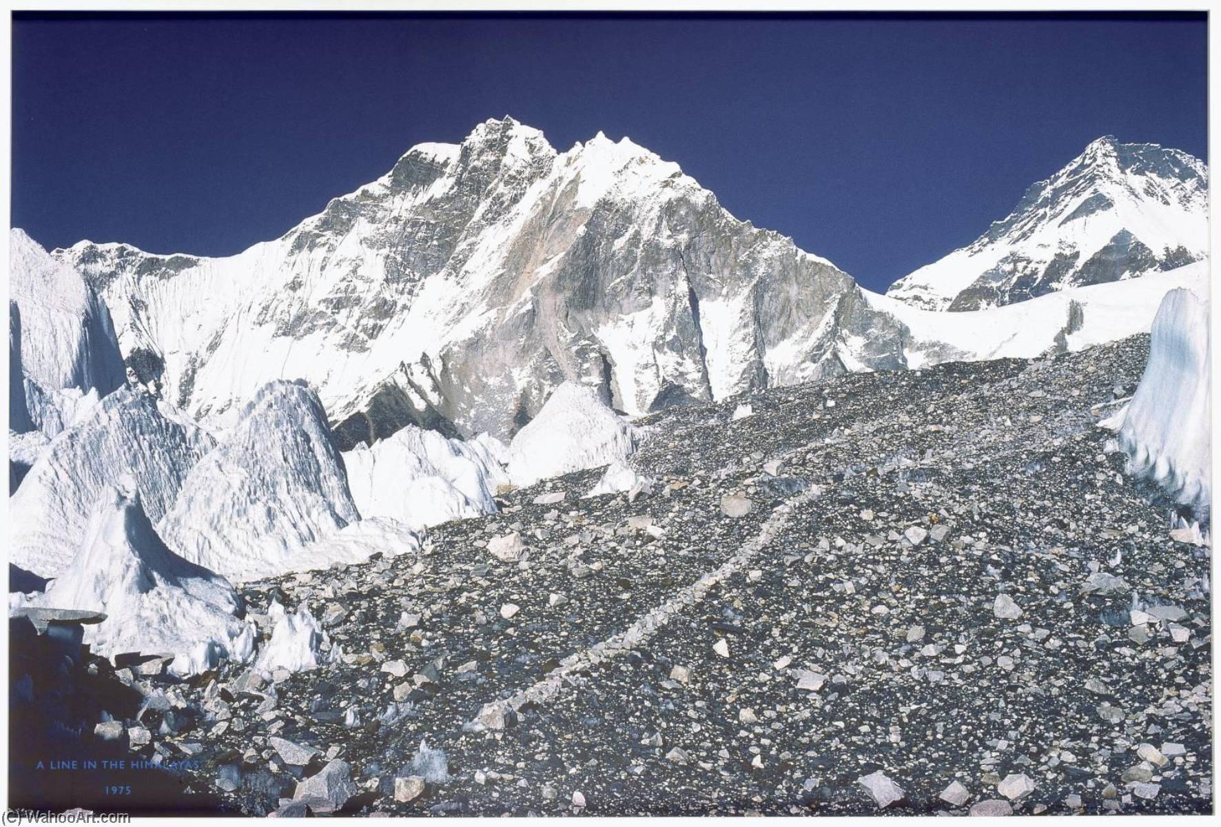 A Line In The Himalayas — Richard Long