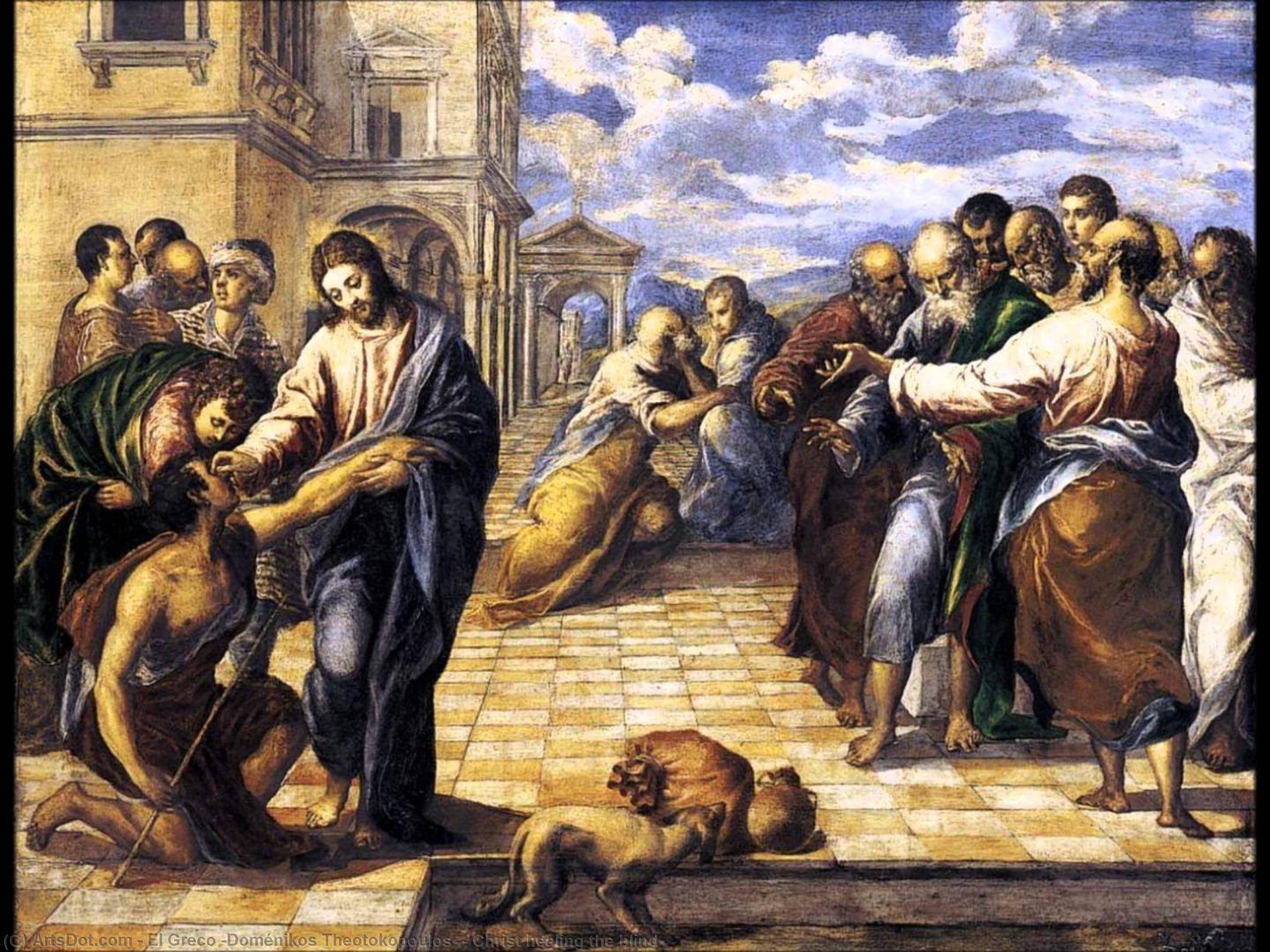Christ Healing The Blind — El Greco