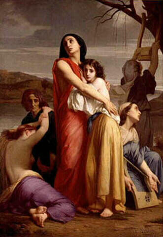 Les Femmes De Jerusalem Captives A Babylone — Charles Zacharie Landelle