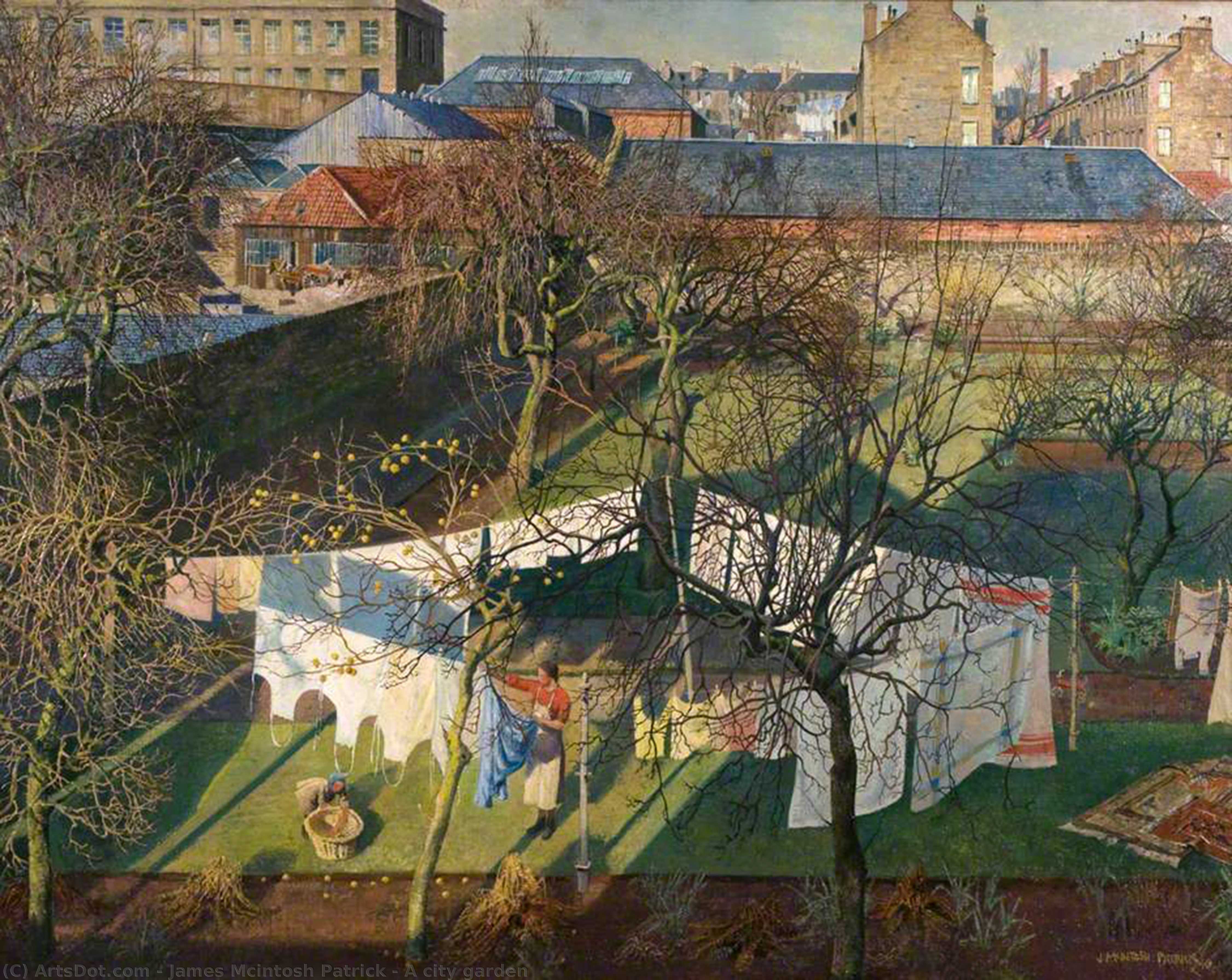 A City Garden — James Mcintosh Patrick