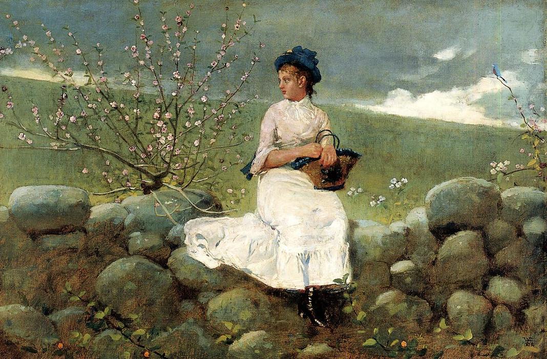 Peach Blossoms — Винслоу Хомер