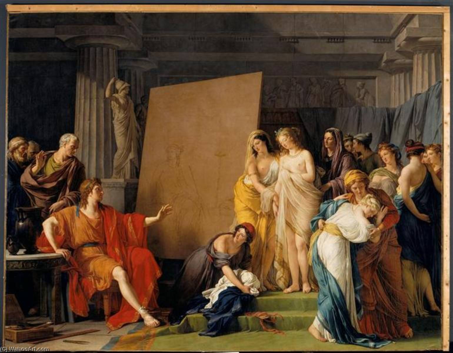 Zeuxis Choisissant Pour Modeles Les Plus Belles Filles De Crotone — François André Vincent