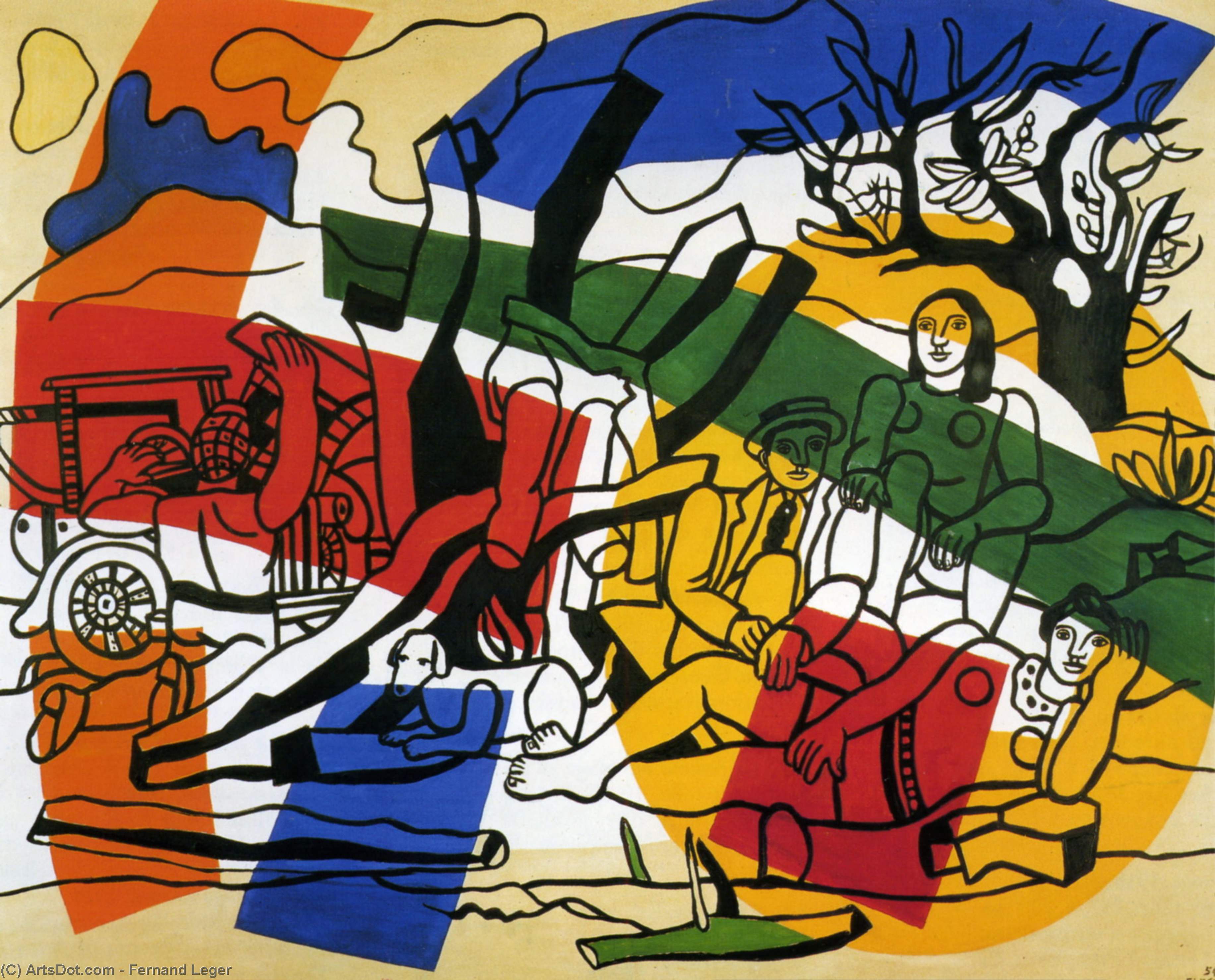 The Outing In The Country — Леже