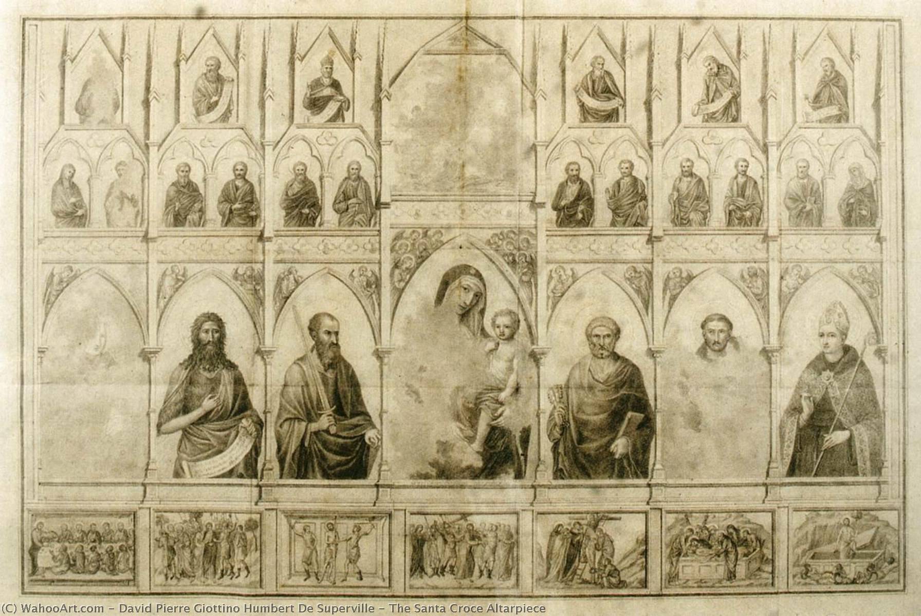 The Santa Croce Altarpiece — David Pierre Giottino Humbert De Superville