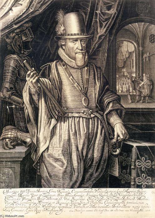 Portrait Of Maurits, Prince Of Orange-nassau — Willem Jacobsz Delff
