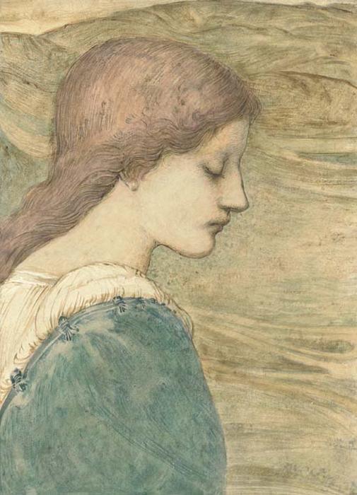 The Spirit Of The Downs — Edward Coley Burne-jones