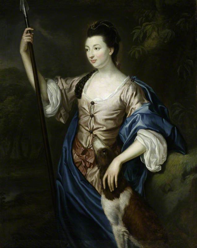 Lady Margaret Butler Lowry Corry (1748–1775), As Diana — Robert Hunter