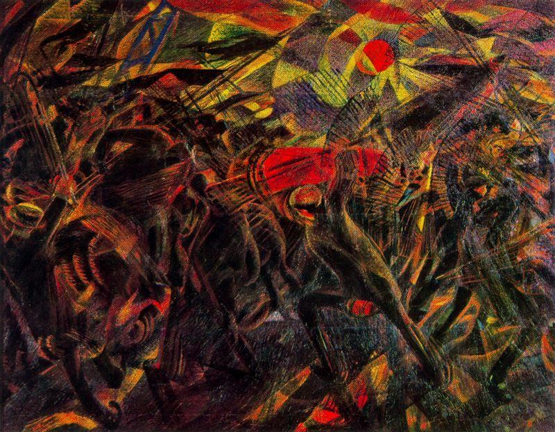 I Funerali Dell'anarchico Galli — Carlo Carrà