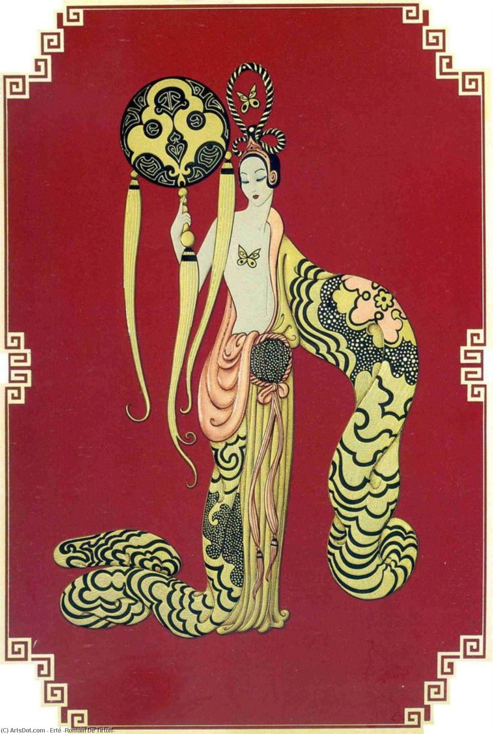 Asian Princess — Erté