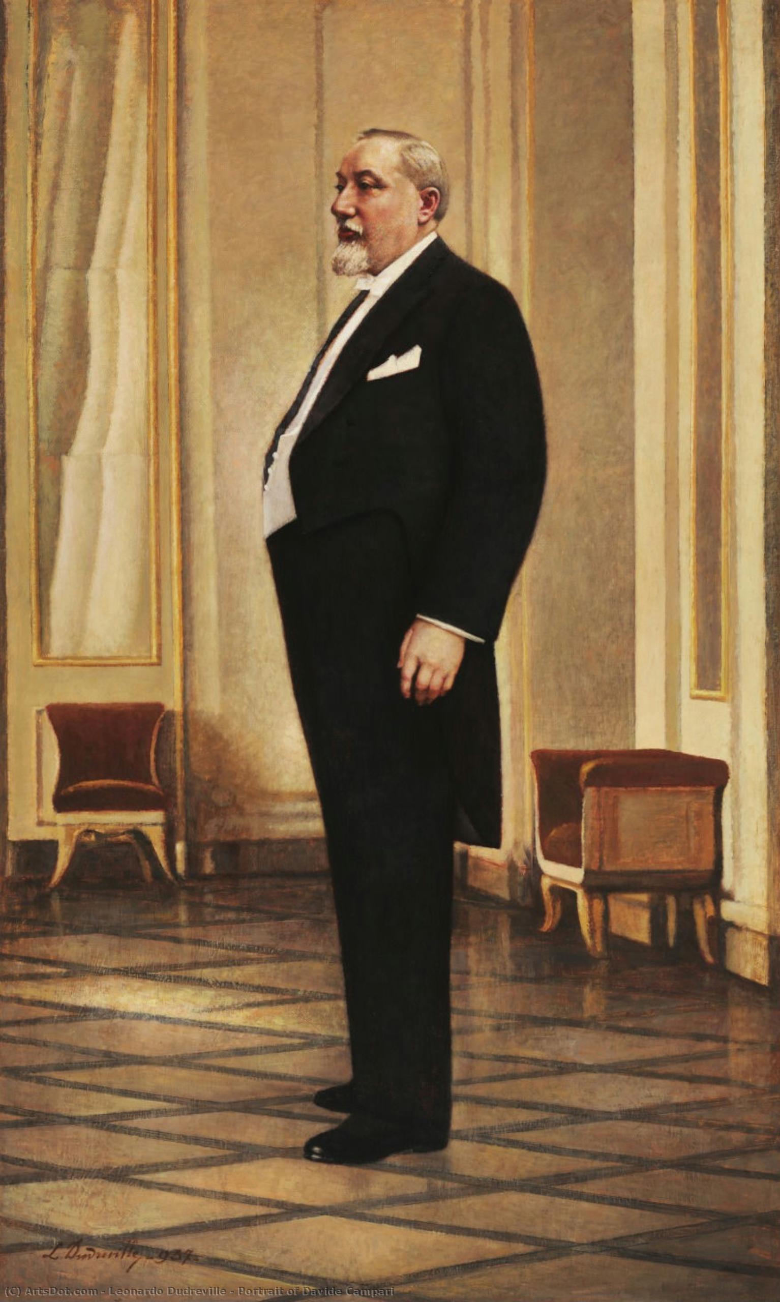 Portrait Of Davide Campari — Leonardo Dudreville