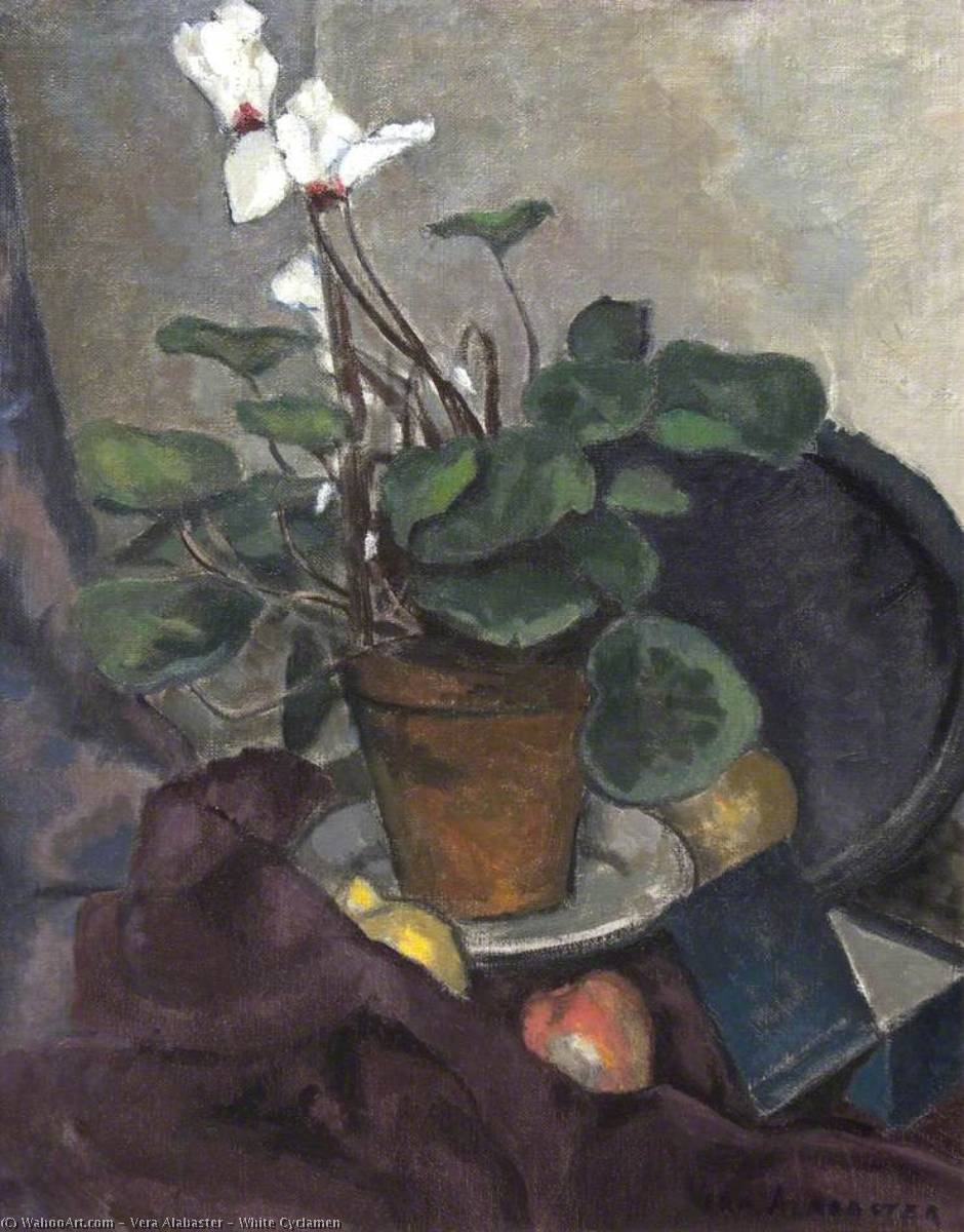 White Cyclamen — Vera Alabaster