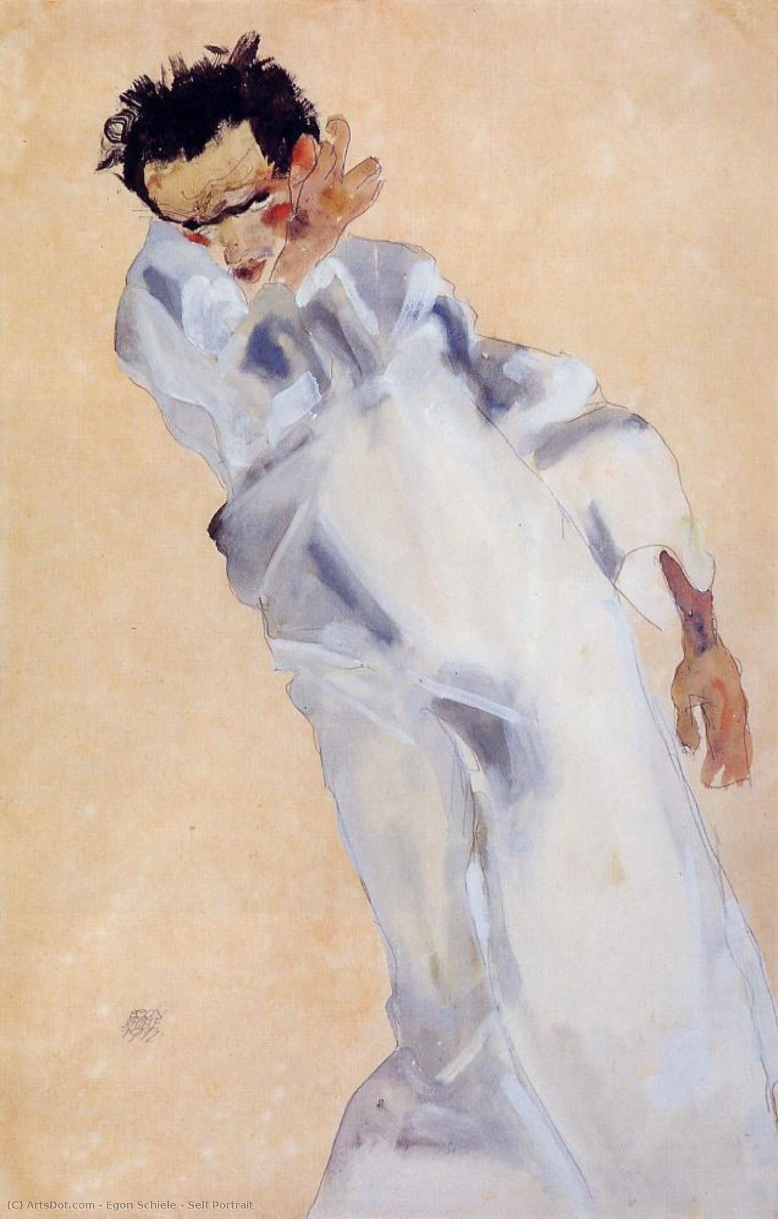 Autorretrato — Egon Schiele