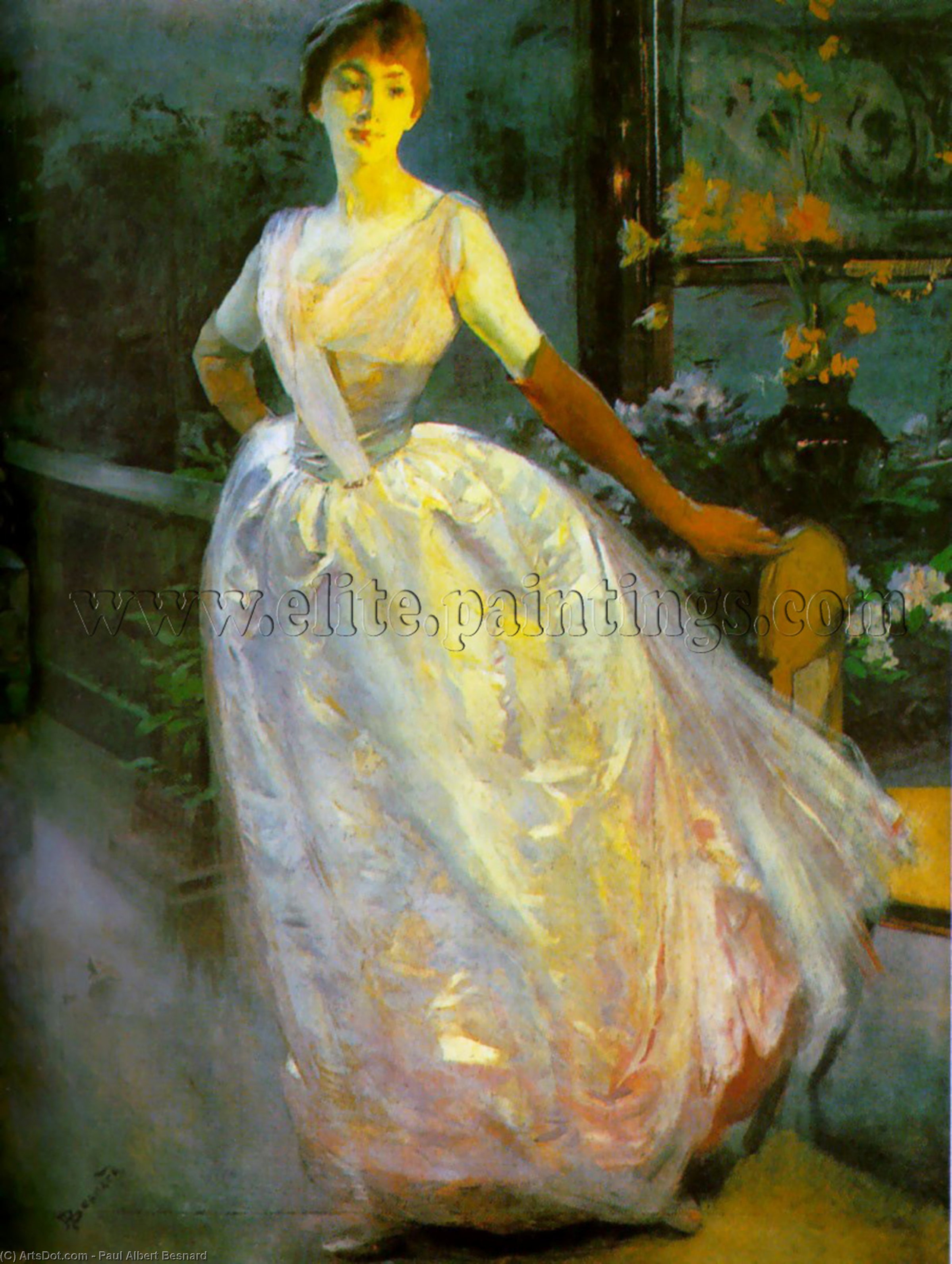 Portrait Of Madame Roger Jourdain — Paul Albert Besnard