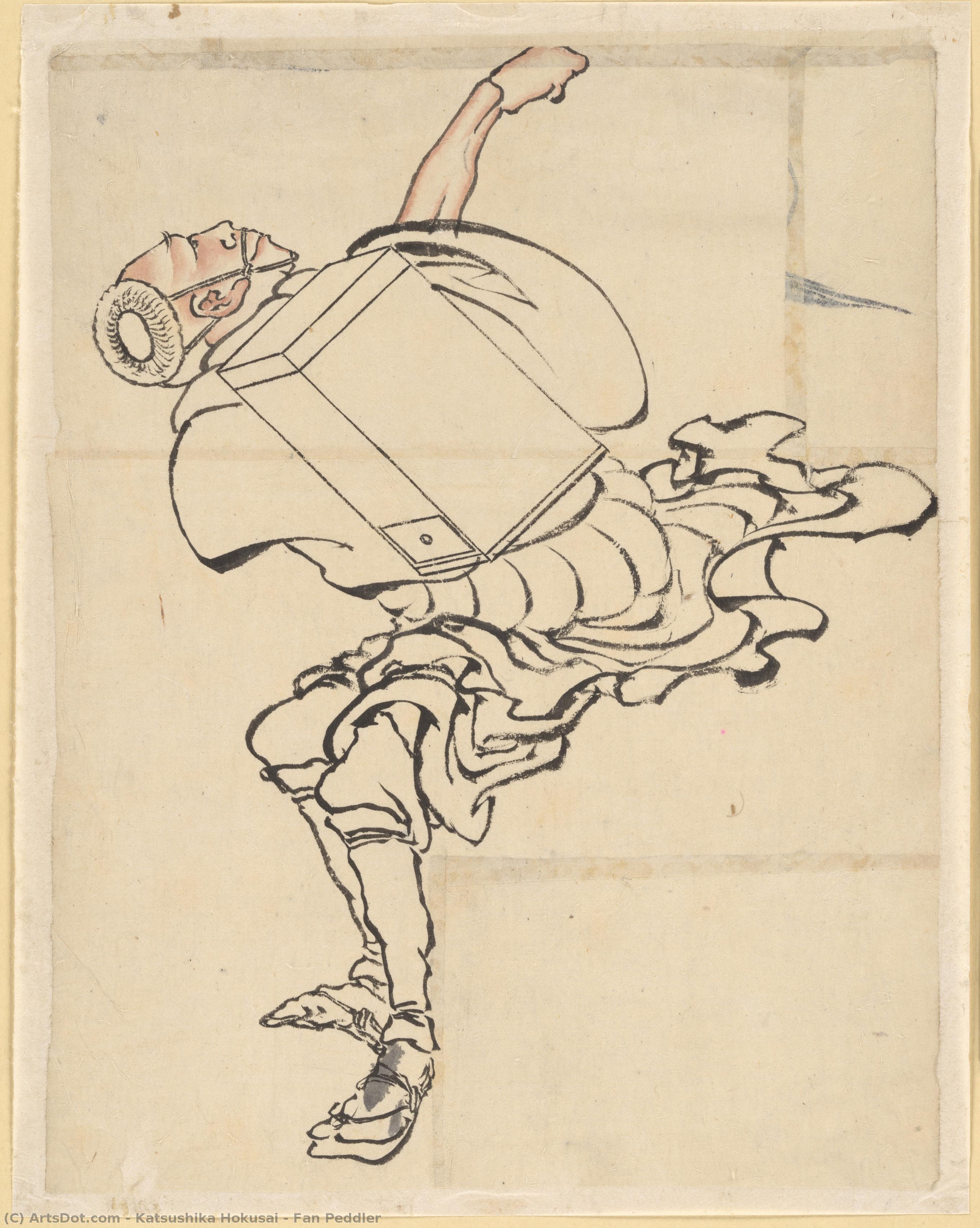 Fan Peddler — Katsushika Hokusai