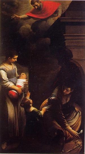 Miracolo Di San Carlo Borromeo — Guercino