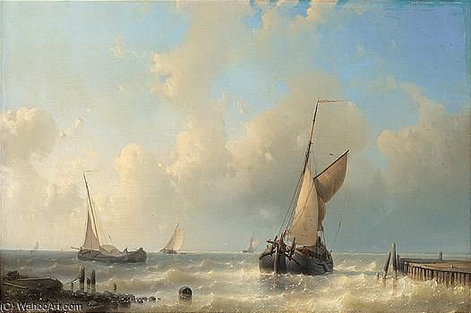 Fishing Boats In Choppy Waters — Abraham Hulk Senior