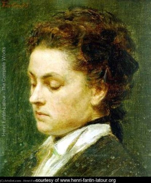 Ritratto Di Giovane Donna — Henri Fantin-latour