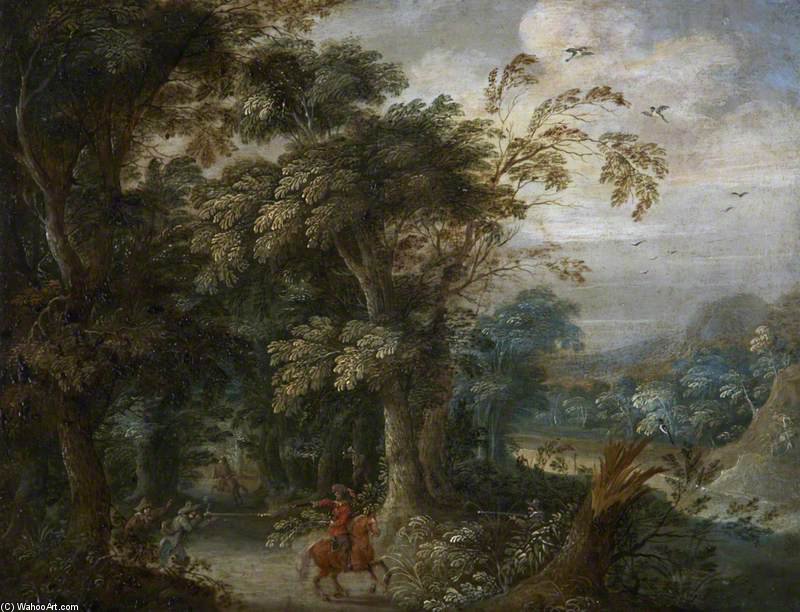 Bandits Ambushing A Traveller — Anthonie Mirou