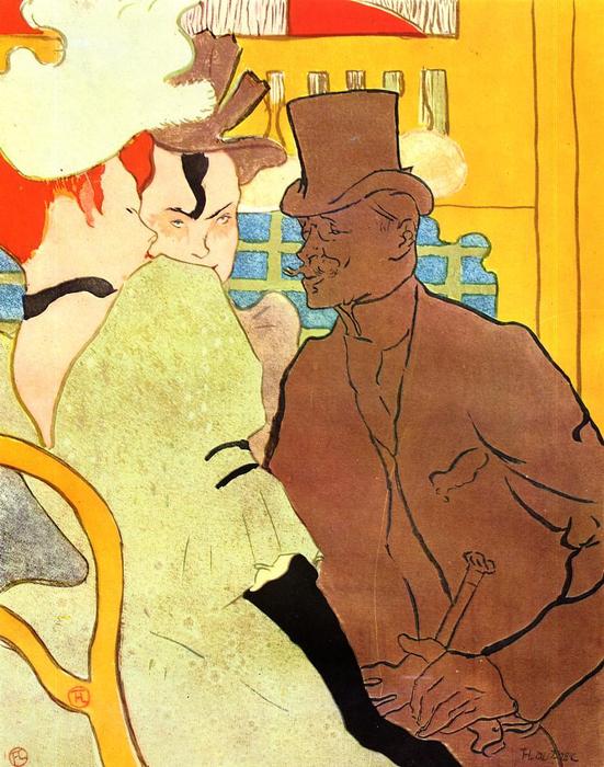 The Englishman At The Moulin Rouge — Henri De Toulouse-lautrec