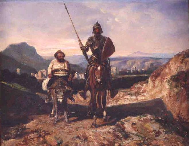Don Quichotte Et Sancho — Alexandre Gabriel Decamps