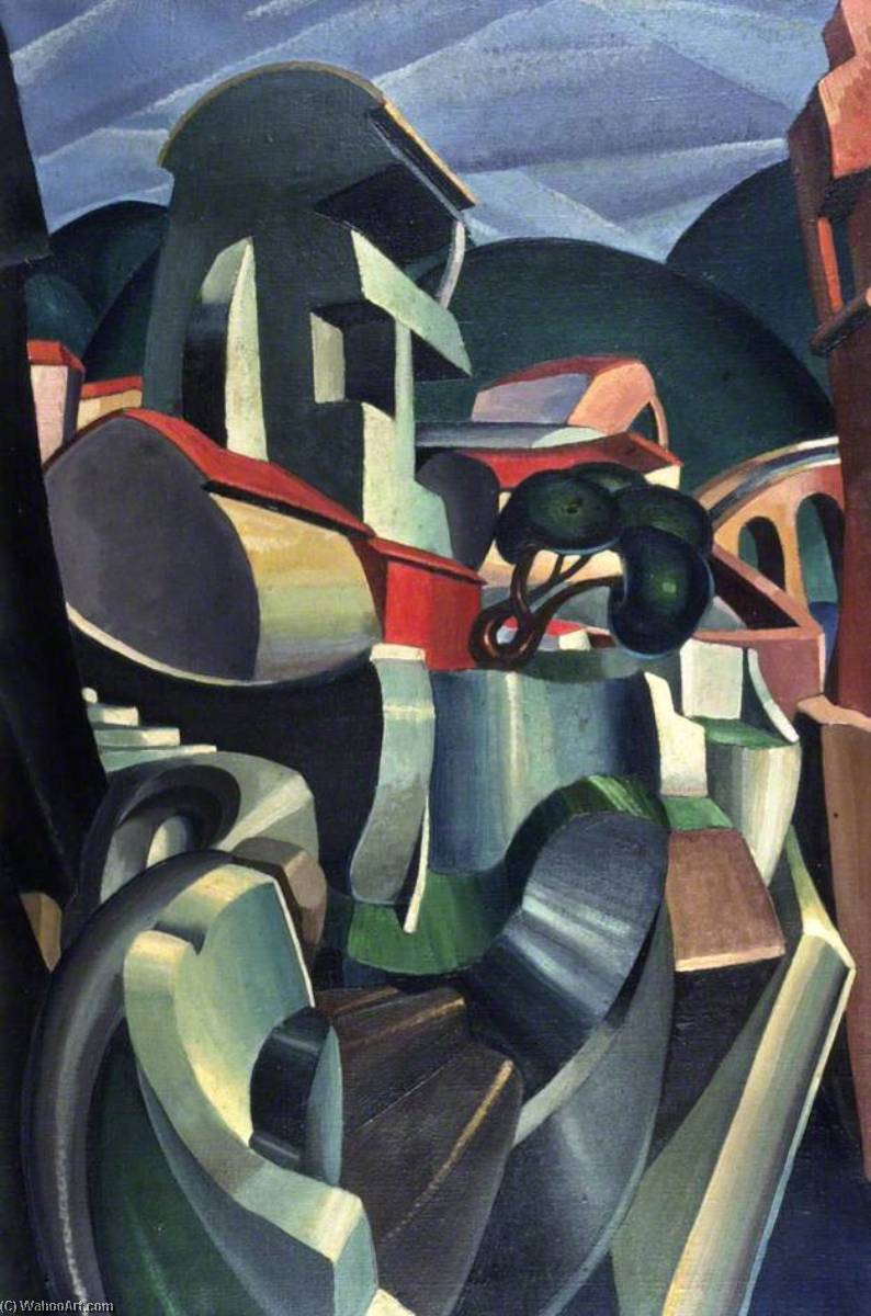 Mediterranean Hill Town — William Mccance