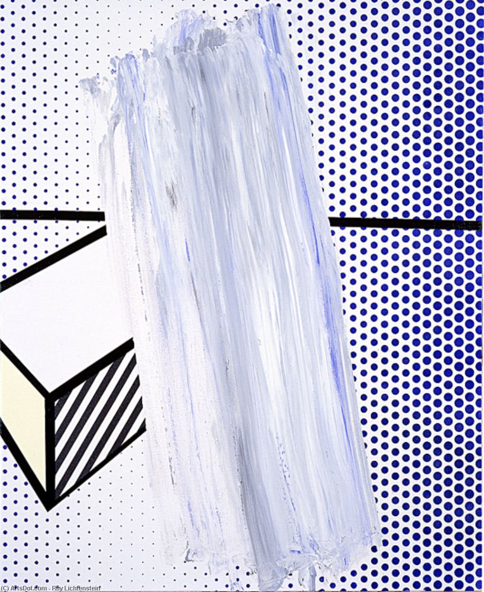 Brushstroke With Still Life Vi — Roy Lichtenstein