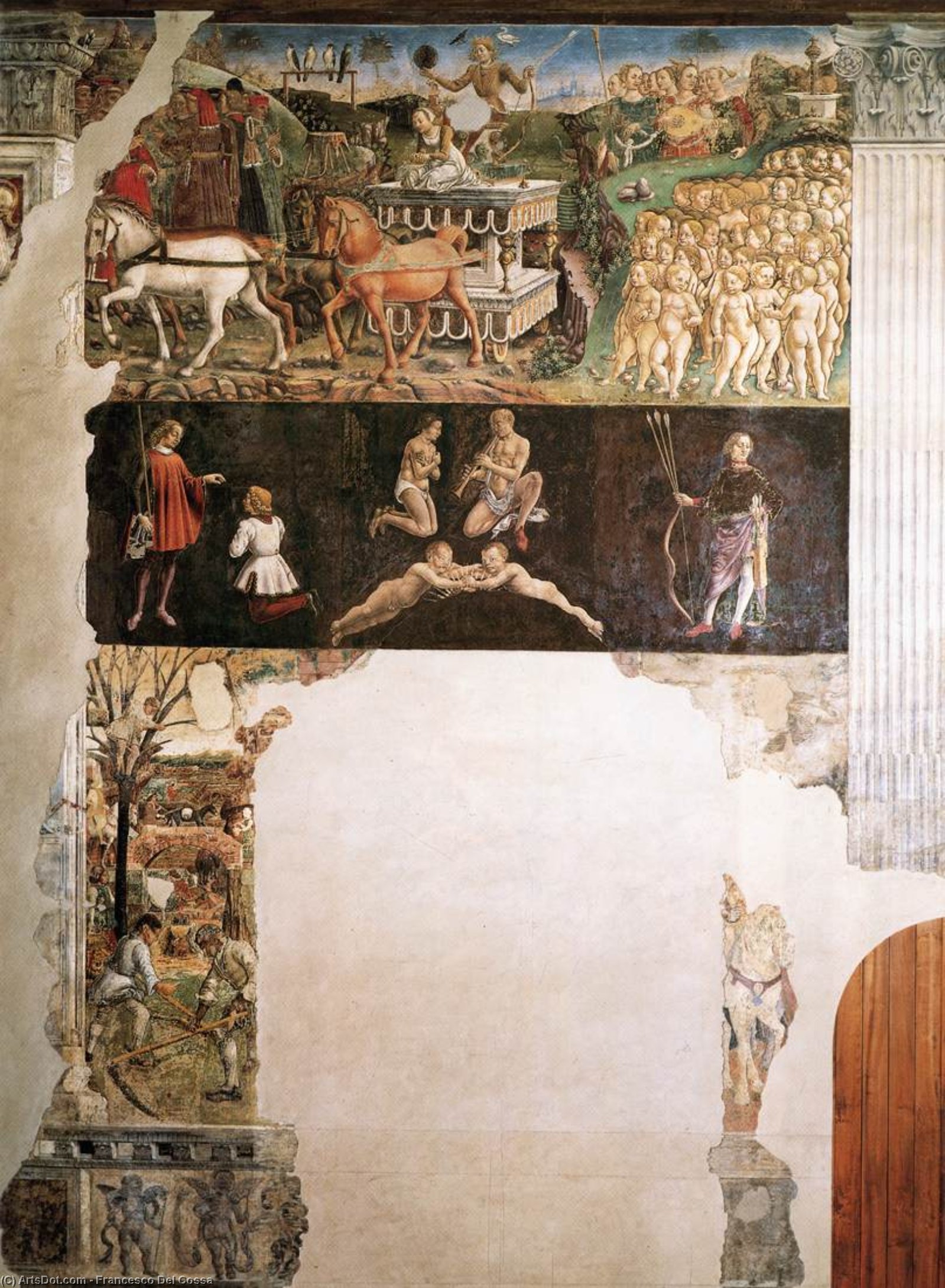 Allegory Of May: Triumph Of Apollo — Frančesko Del Kosa