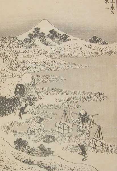 Fuji Aus Senzoku — Katsushika Hokusai