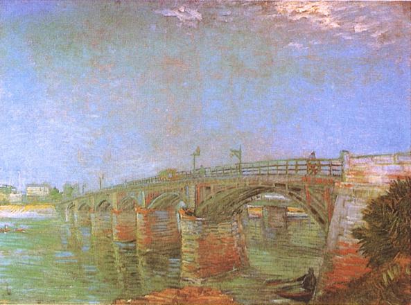 Seine Bridge At Asnieres, The — Vincent Van Gog