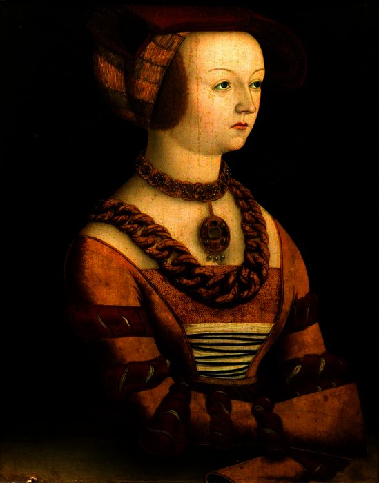 Portrait Of A Lady In A Costume — Lucas Cranach The Elder